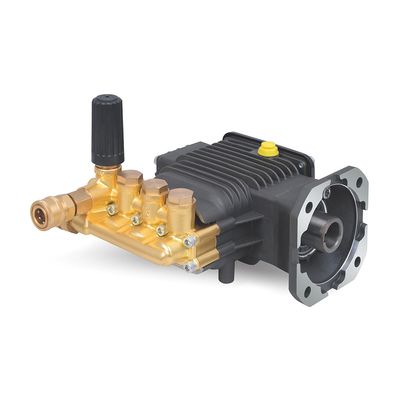 FLOWMONSTER electric motor drive washer pump 2WZ-18XXC1B brass high pressure triplex plunger pump 100-130Bar 8-15LPM