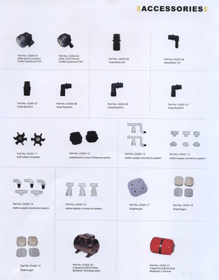 FLOWGUIDE diaphragm pump hosing fittings