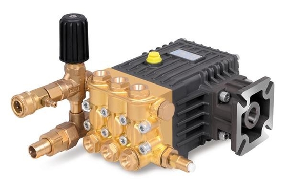 FLOWMONSTER gasoline/petrol engine drive washer pump 3WZ-1806DA brass high pressure triplex plunger pump 150Bar 13LPM
