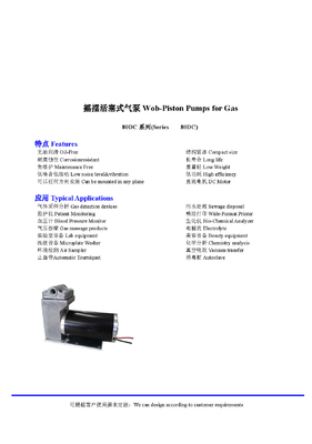 AIRJET High Pressure DC 12V / 24V Electric Air Vacuum Piston Pump KAP-80DC Series -85KPA 7.0Bar 12L/min