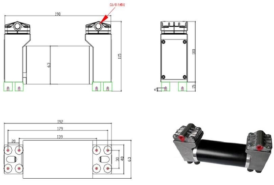 AIRJET Hi-Flow DC Electric Air Vacuum Wob Piston Pump KAP-80DCTHS Series