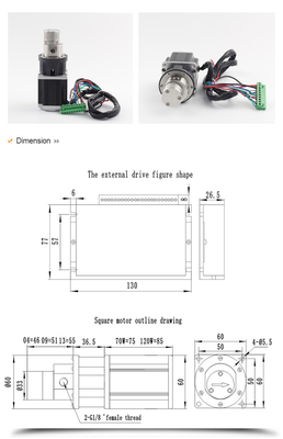 FLOWDRIFT DC Electric Brushless Motor Magnetic Drive Hi-Pressure Stainless Steel Gear Pump KGP-06L And Controller