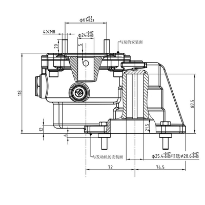 FLOWMONSTER triplex plunger pump reduction gear decelerator D18 D31 speed reducer