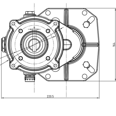 FLOWMONSTER triplex plunger pump reduction gear decelerator D18 D31 speed reducer