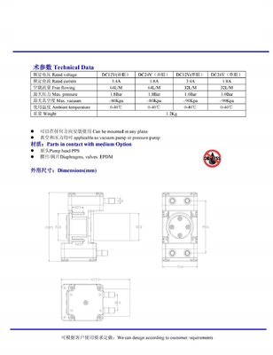 AIRJET Air Pump KDA120DCB-TH Series