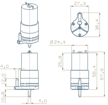 FLOWGATE auto foam soap dispensing pump DC 3-4V liquid and air pre-mixtured by demand proportion for hand washer